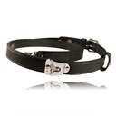 [6542-1] Boston Leather 6542-1 Firefighter Radio Strap, Motorola Mic Clip