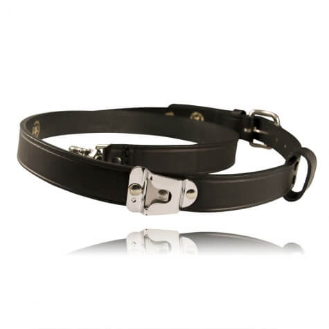 [6542-1] Boston Leather 6542-1 Firefighter Radio Strap, Motorola Mic Clip