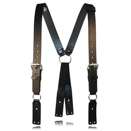 [9175] Boston Leather 9175 Firefighter's Suspenders (Button)