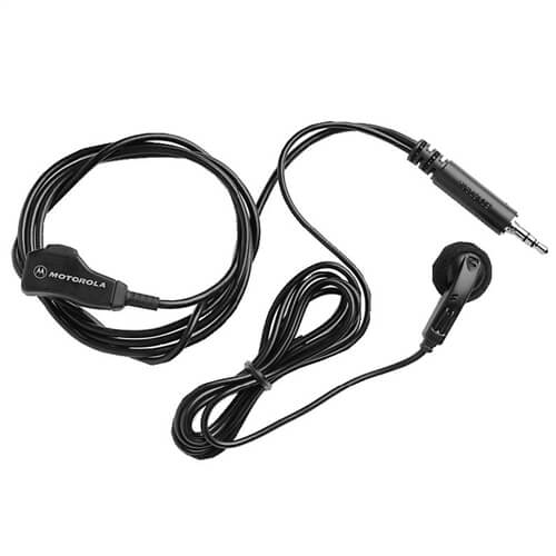 [BDN6780A] Motorola BDN6780 Pellet Style Earbud with PTT  - 3.5mm