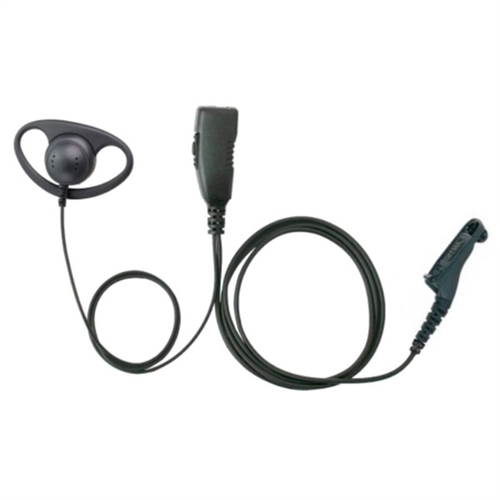 Headset Earpiece MIC D Shape for MOTOROLA Radio XPR6380 XPR6580 XPR 6300 6500 