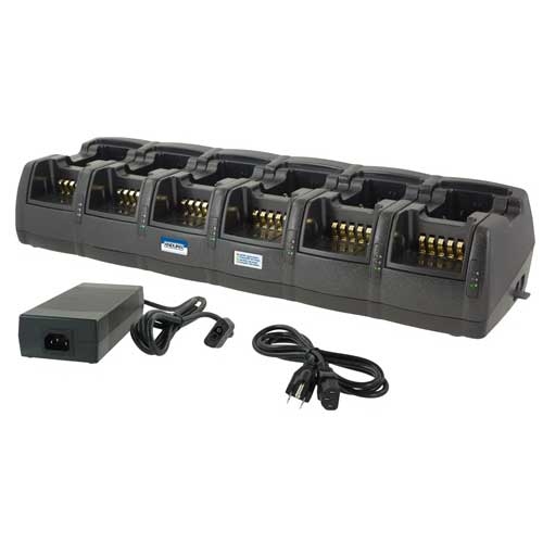 Power Products Endura EC6M+TWP-VX7 6-unit charger for Vertex EVX and VX Series 