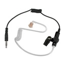 [EH-1399sC] Pryme EH-1399sC Clear Tube, Listen-Only, Stereo 3.5mm - BTH-300
