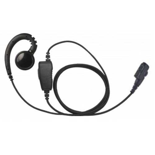 [EHS-B1W-H6] Magnum EHS-B1W-H6 Braided Swivel Earpiece, Mic - Hytera, L3Harris