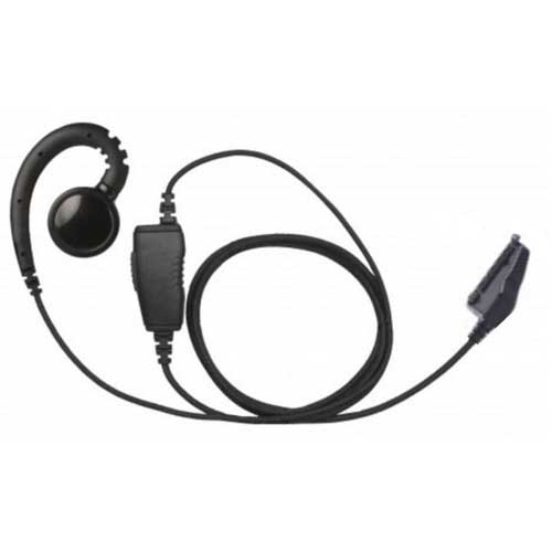 [EHS-B1W-K1] Magnum EHS-B1W-K1 Braided Swivel Earpiece, Mic - Kenwood