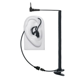 [EP-MS1A-B] EPC EP-MS1A-B Micro Sound 1A Tubeless Listen-only Earpiece, 3.5mm
