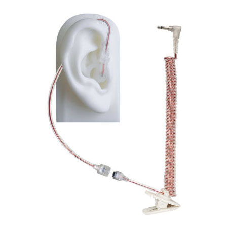 [EP-MS1A-C] EPC EP-MS1A-C Micro Sound 1A Tubeless Listen-only Earpiece, 3.5mm