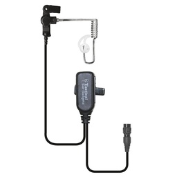 [EP1305EC] EPC Hawk EP1305EC Lapel Mic, Acoustic Tube - 6 Pin QR Connector