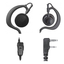 [ESL-1W-K] Magnum ESL-1W-K Swivel Ear Speaker, Mic - Kenwood 2 Pin