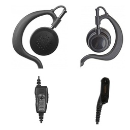 [ESL-1W-M12] Magnum ESL-1W-M12 Swivel Ear Speaker, Mic - Motorola APX, XPR 7000