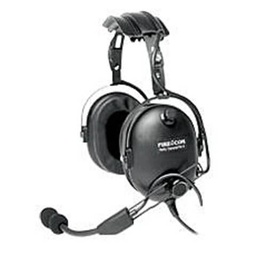 [FH-52] Firecom FH-52 Wired Listen-Only Headset - Black PTT