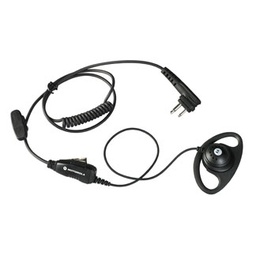 [HKLN4599B] Motorola HKLN4599 D-Ring Earpiece, In-line Mic - DTR, DLR, RM, CLS, RDX