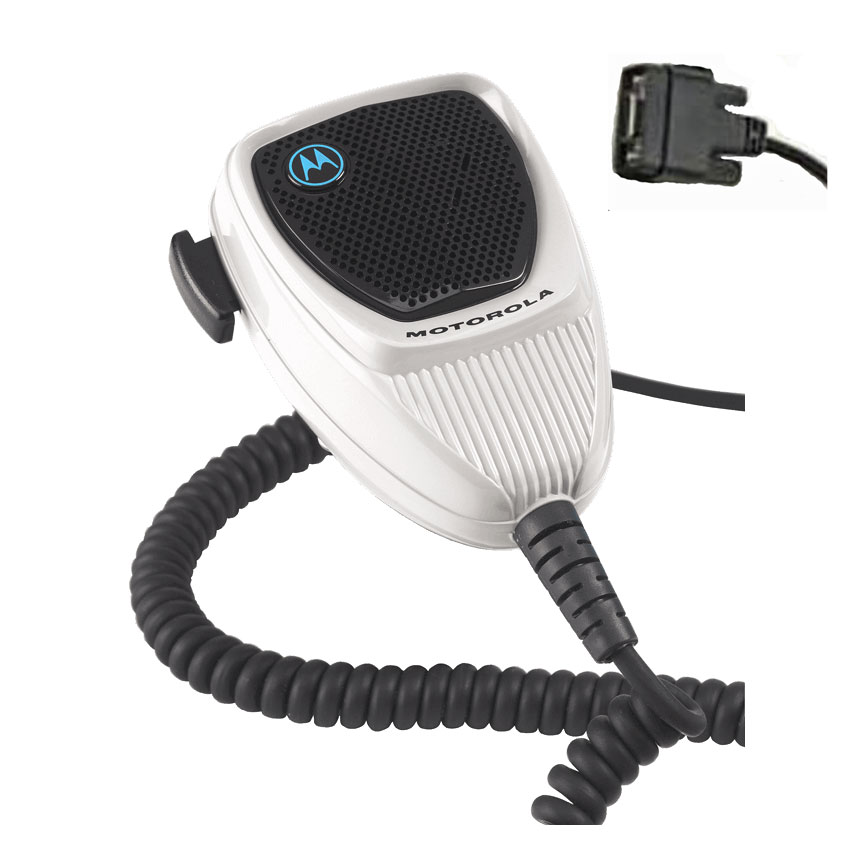 MOTOROLA 真空管ラジオ ホワイト57A アメリカ製 Motorola HMN1079 Water Resistant Palm Microphone