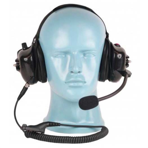 [HSN8B] Magnum HSN8B Neckband Dual Earmuff Headset, Volume, Boom Mic