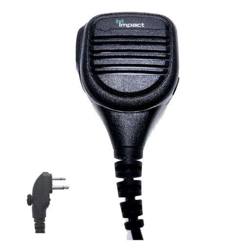 [HYT2-PRSM-HD3] Impact HYT2-PRSM-HD3 Speaker-Mic, 3.5mm - Hytera PD5, TC5, TC6