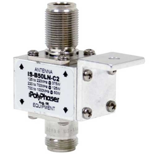 [IS-B50LN-C2] Polyphaser IS-B50LN-C2 Lightning Arrestor - N Female Connectors