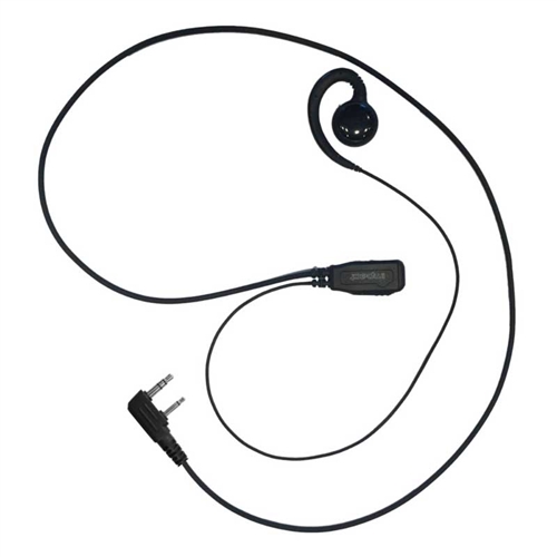 [K1-S1W-EH5] Impact K1-S1W-EH5 Swivel Earhook, Mic, PTT - Kenwood, NX-P1202, NX-P1300, TK-2400, TK-3400