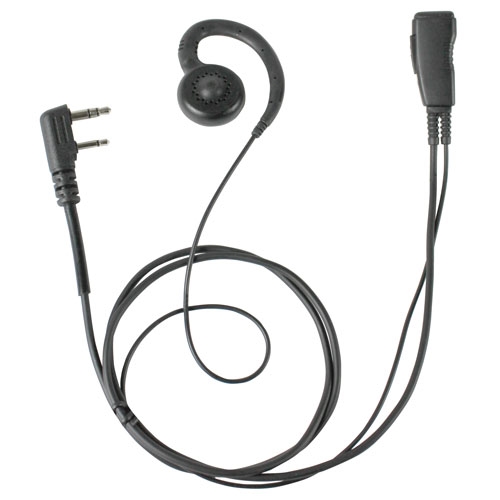 [LMC-1GH-01] Pryme LMC-1GH-01 Swivel Earpiece, Mic - Kenwood, Relm 2-Pin
