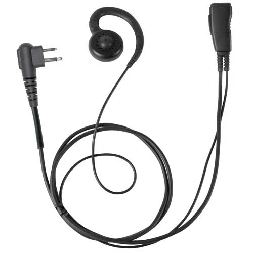 [LMC-1GH-03] Pryme LMC-1GH-03 Swivel Earpiece, Lapel Mic - Motorola CP100d, CP200d