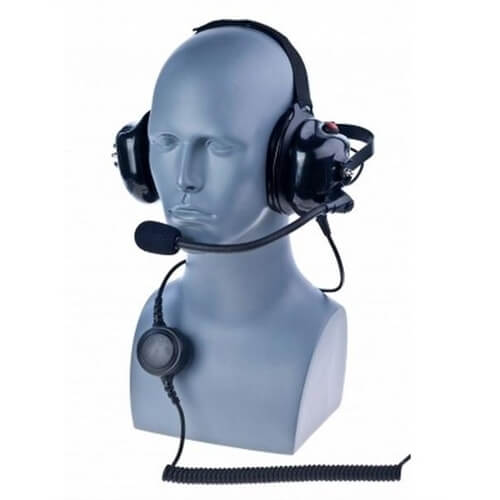 [M1-PDM-1-NC] Impact M1-PDM-1-NC Dual Muff Headset - Motorola 2 pin