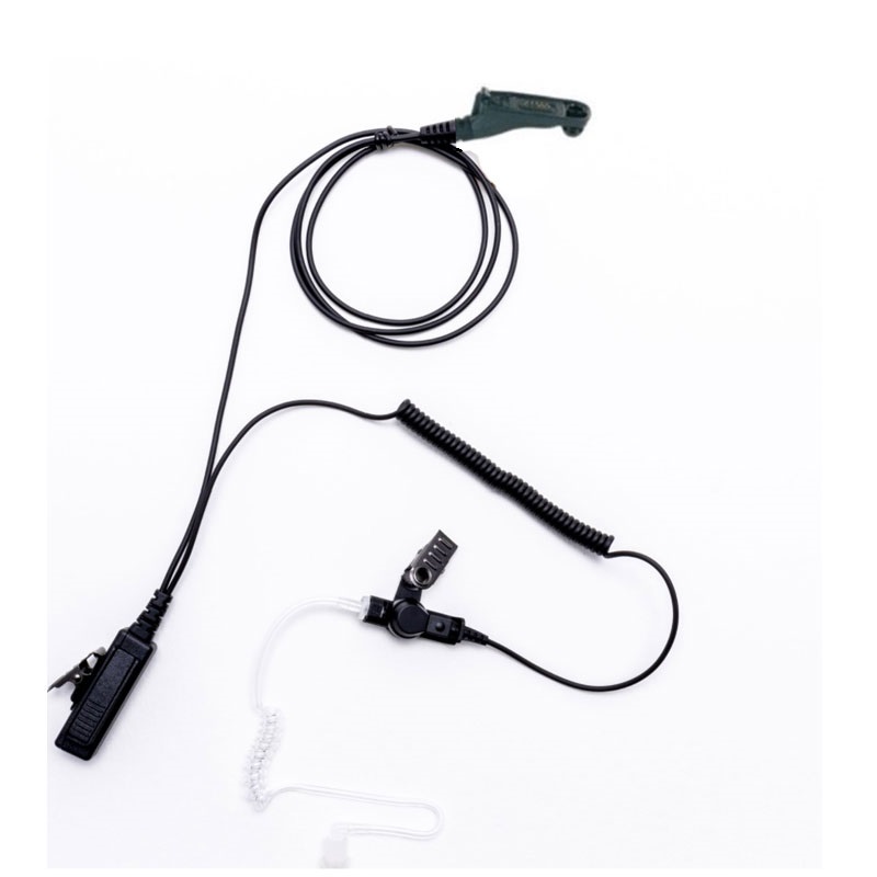 2 WIRE SURVEILLANCE CLEAR TUBE FOR MOTOROLA XPR6380 XPR6500 XPR6550 XPR6580 