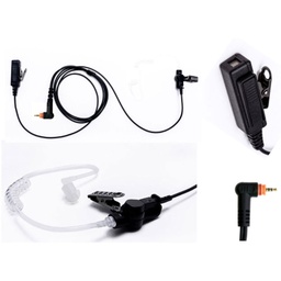 [M15-P2W-AT1] Impact M15-P2W-AT1 2-Wire Surveillance Kit, Acoustic Tube - Motorola TLK, SL300, 7000