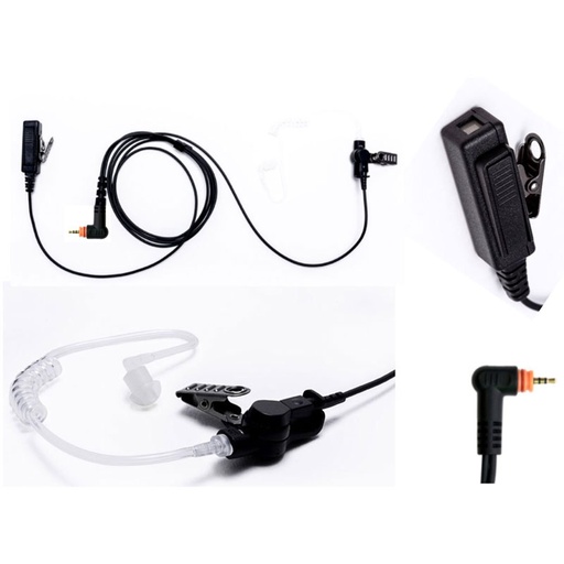 [M15-P2W-AT1] Impact M15-P2W-AT1 2-Wire Surveillance Kit, Acoustic Tube - Motorola TLK, SL300, 7000