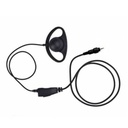 [M16-S1W-D2] Impact M16-S1W-D2 D-Shape Earpiece, Mini-PTT - Motorola CLP