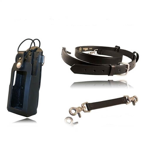 [MAG-5480RC-6543-5425] Boston Leather 5480RC Case, Strap Promo - Motorola XTS 5000, 2500