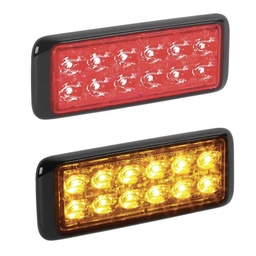 North American Signal Ultra-Bright, 24 LED Battery-Powered Strobe Light, Red / Clear by Gemplers