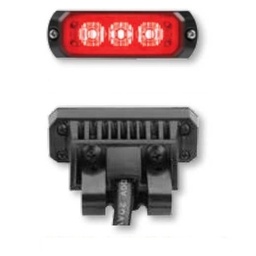 [MPS350-R] Federal Signal MPS350-R MicroPulse 3-LED Grille Mount - Red