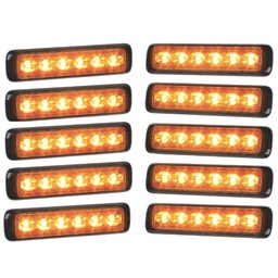 [MPS61U-A-10PK] Federal Signal MPS61U-A MicroPulse Ultra Amber - 10 Pack
