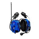 [MT73H7P3E4D10NA-50] 3M Peltor MT73H7P3E4D10NA-50 WS LiteCom Pro III Digital 2-Way Radio IS Headset - Hardhat Clips