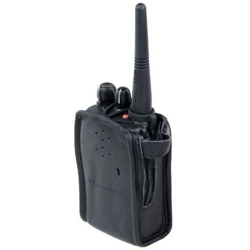 [PMLN4421B] Motorola PMLN4421 Soft Leather Carry Case with Swivel Clip