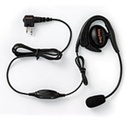 [PMLN4444A] Motorola PMLN4444 Earset Boom Mic with Push-to-Talk - 2 pin