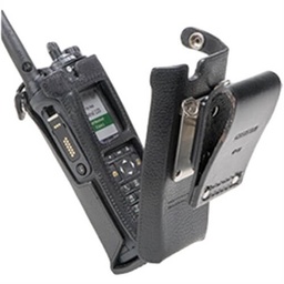 [PMLN5560B] Motorola PMLN5560 Leather Flip Carrying Case - APX 7000