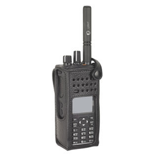 [PMLN5838A] Motorola PMLN5838 Leather Case 3 In Fixed Belt Loop - APX 900, XPR 7550