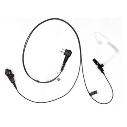 [PMLN6536A] Motorola PMLN6536 Black 2-Wire Earpiece, Mic, PTT, Tube - CP100d