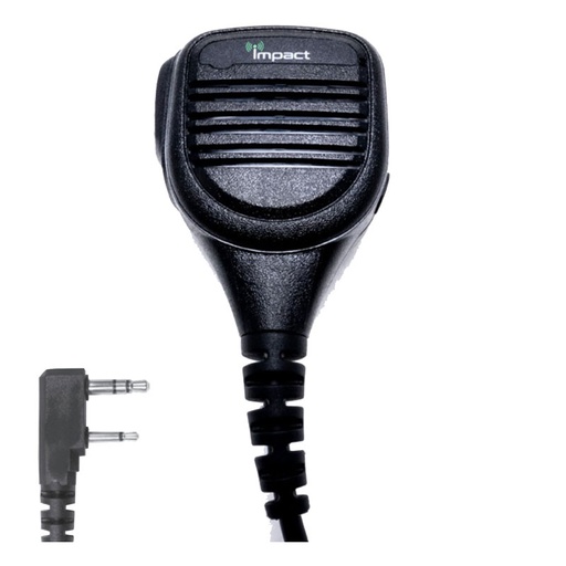 [K1-PRSM-HD3] Impact K1-PRSM-HD3 Speaker-Mic, 3.5mm - Kenwood NX-P1202, NX-P1300, TK-2400, TK-3400
