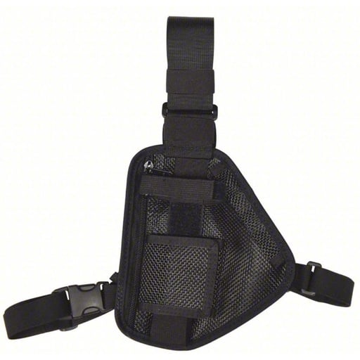 [RCH-101M] CMA RCH-101M Black Mesh Radio Chest Harness, Velcro Pouch