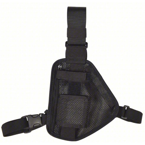 [RCH-101M] CMA RCH-101M Black Mesh Radio Chest Harness, Velcro Pouch