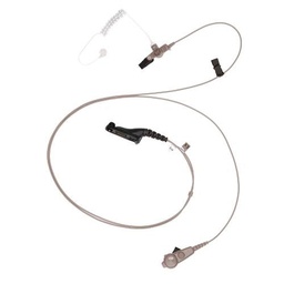 [RLN5316A] Motorola RLN5316 Beige Surveillance Earpiece, Mic/PTT, Tube - HT750, HT1250, HT1550, PR860