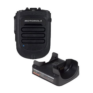 [RLN6554A] Motorola RLN6554 Wireless Speaker-Mic, Dual Charger - APX 8000, 6000, 4000