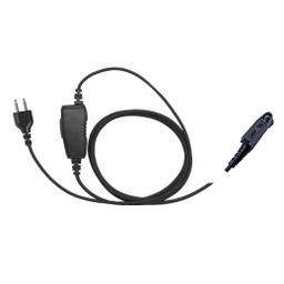 [SC-B1W-M4] Magnum SC-B1W Braided 1-Wire PTT/Mic - Motorola HT750, Hytera
