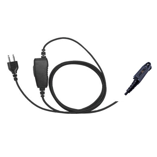 [SC-B1W-M4] Magnum SC-B1W Braided 1-Wire PTT/Mic - Motorola HT750, Hytera