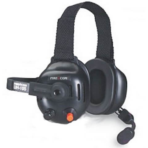 [UH-51S] Firecom UH-51S Wired Under Helmet Slotted Dome - Red PTT