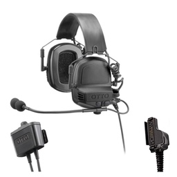 [V4-11058BK] OTTO V4-11058BK NoizeBarrier TAC Headset, In-Line PTT - EFJ Viking VP900