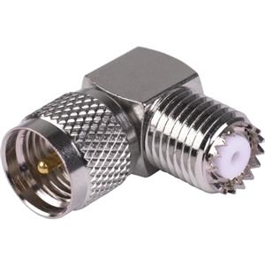 [RFU-630-6] RFI RFU-630-6 Mini-UHF Male to Mini UHF Female Right Angle Adapter