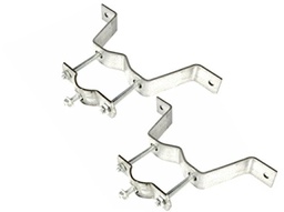 [WM4] Rohn WM4 Wall Mount for 7/8" to 2-3/4" Masts (4" Clearance) 