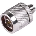 [RFU-625] RFI RFU-625 Mini-UHF Female to N Male Adapter